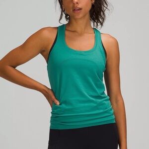 Lululemon SWIFTLY TECH RACERBACK TANK TOP 2.0, size 12, teal lagoon